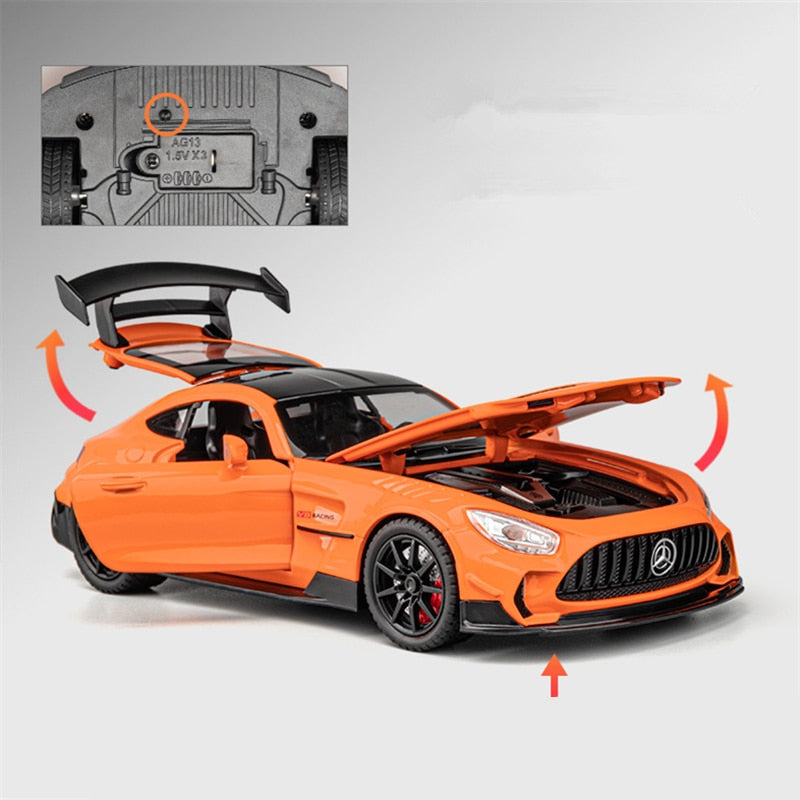 1:24 Mercedes Benzs-GT GTR Die Cast