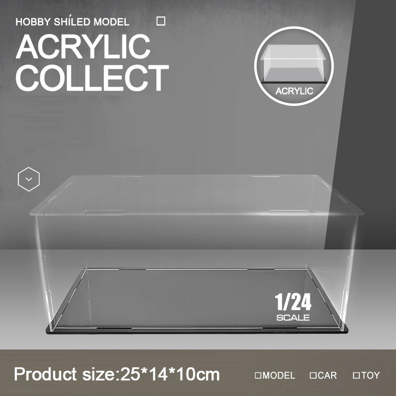 1:18 1:24 1:32 Transparent Acrylic Car Model Display Box Dust Cover Box Storage