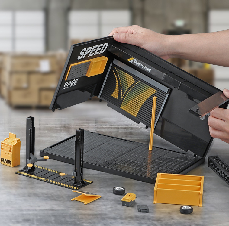 1:24 Repair Shop Car Model Display Box