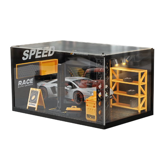 1:24 Repair Shop Car Model Display Box