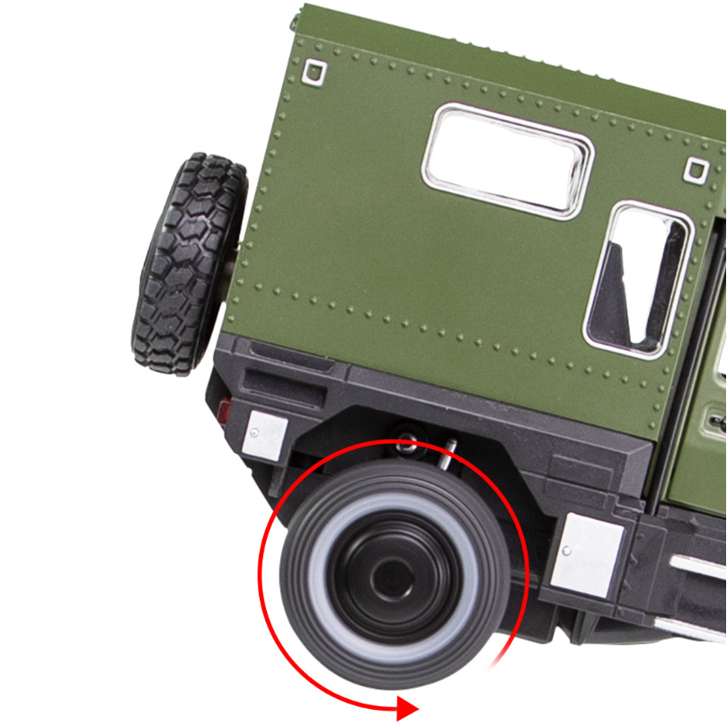 1:28 Mercedes-Benz Unimog Diecast Model