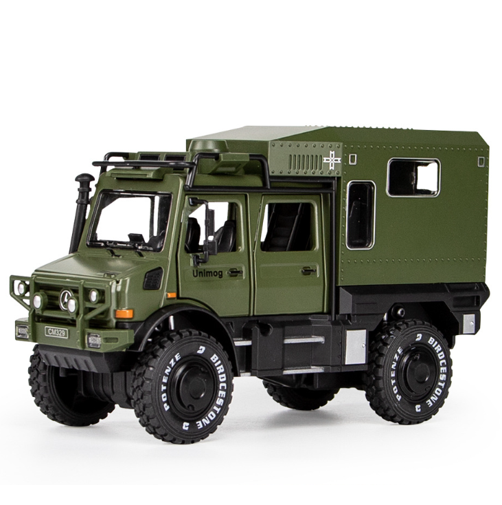 1:28 Mercedes-Benz Unimog Diecast Model