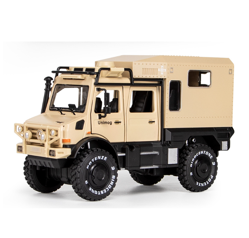 1:28 Mercedes-Benz Unimog Diecast Model