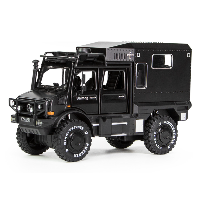 1:28 Mercedes-Benz Unimog Diecast Model