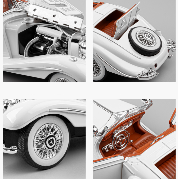 1:24 Mercedes-Benz 500K Diecast Model