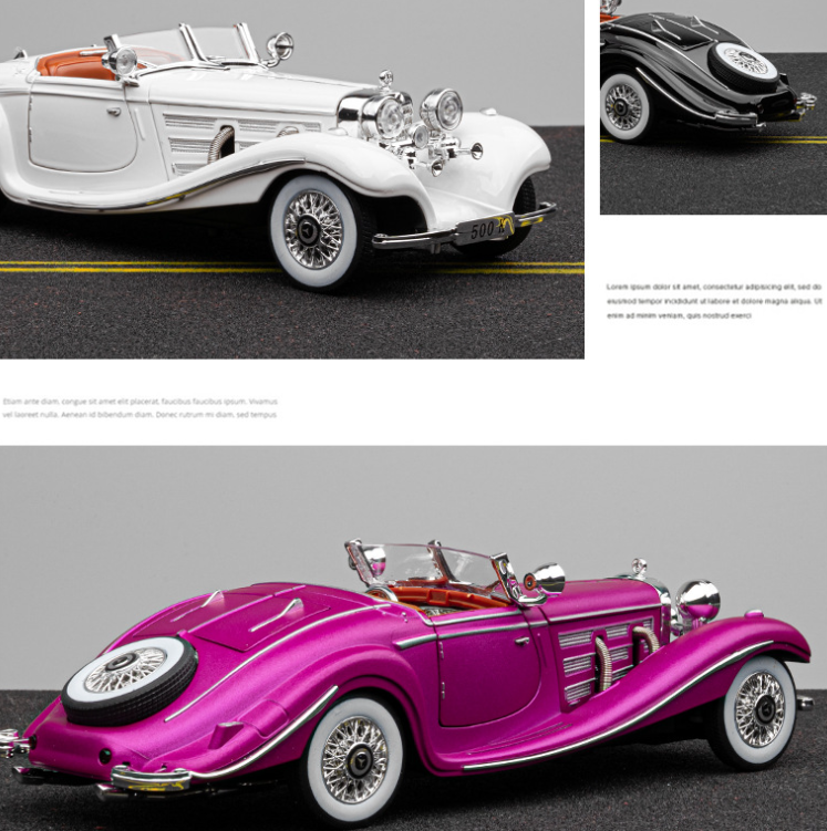 1:24 Mercedes-Benz 500K Diecast Model