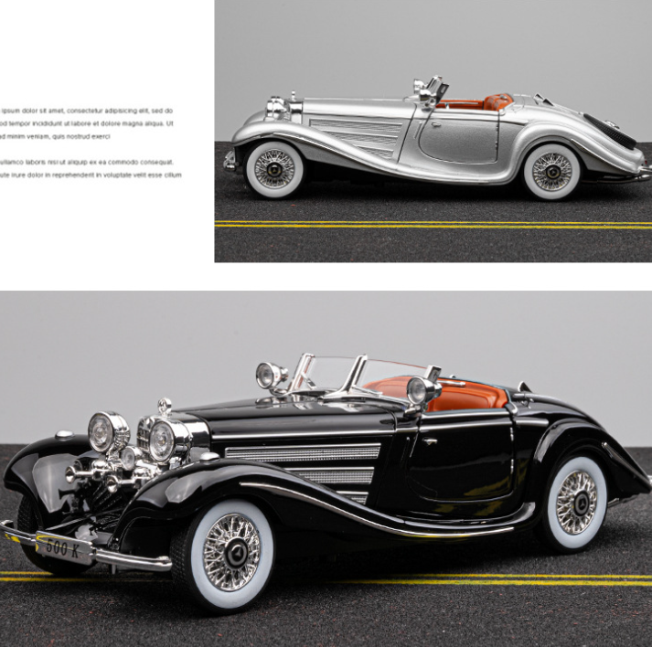 1:24 Mercedes-Benz 500K Diecast Model