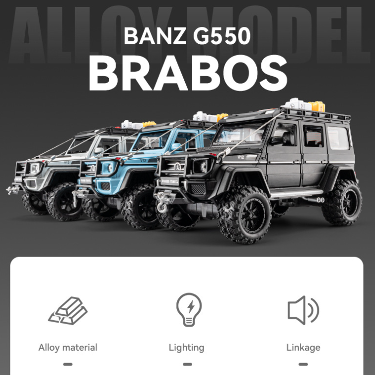 1:24 Mercedes Benz G550 4x4 Brabos