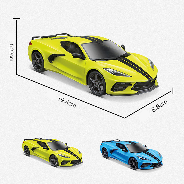 1:24 Corvette Sports Car Die Cast