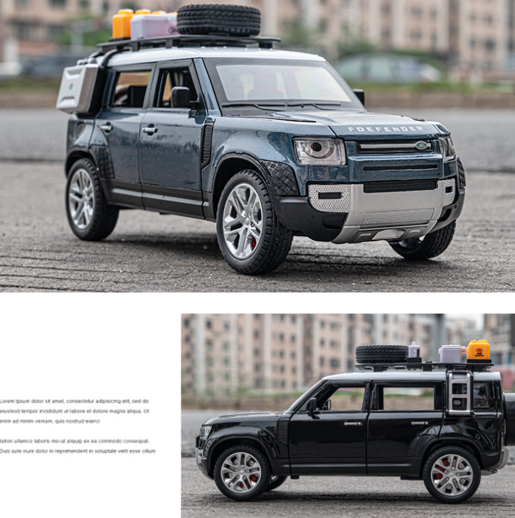 1:24 Licensed Land Rover Defender Outdoor Edition Alloy Model