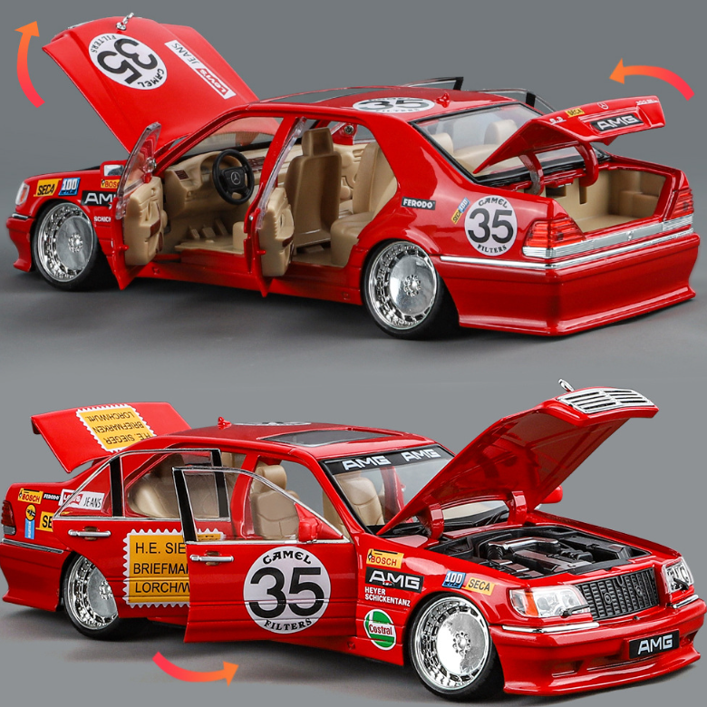 1:24 Mercedes-Benz W140 Custom Edition Alloy Model Car