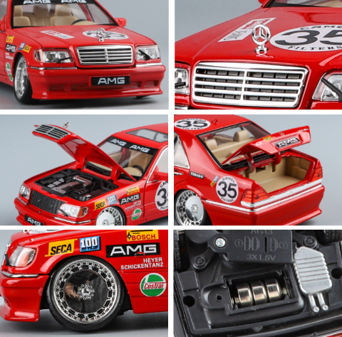1:24 Mercedes-Benz W140 Custom Edition Alloy Model Car