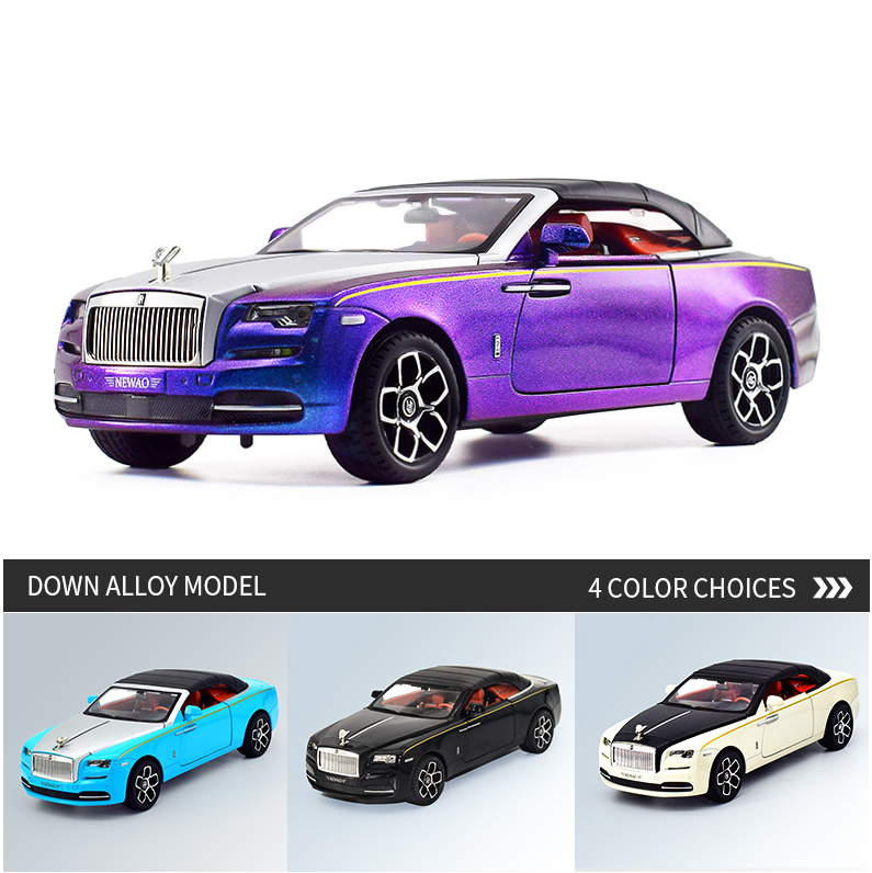1:24 Rolls Royce Phantom Soft-Top Convertible Die-Cast Model