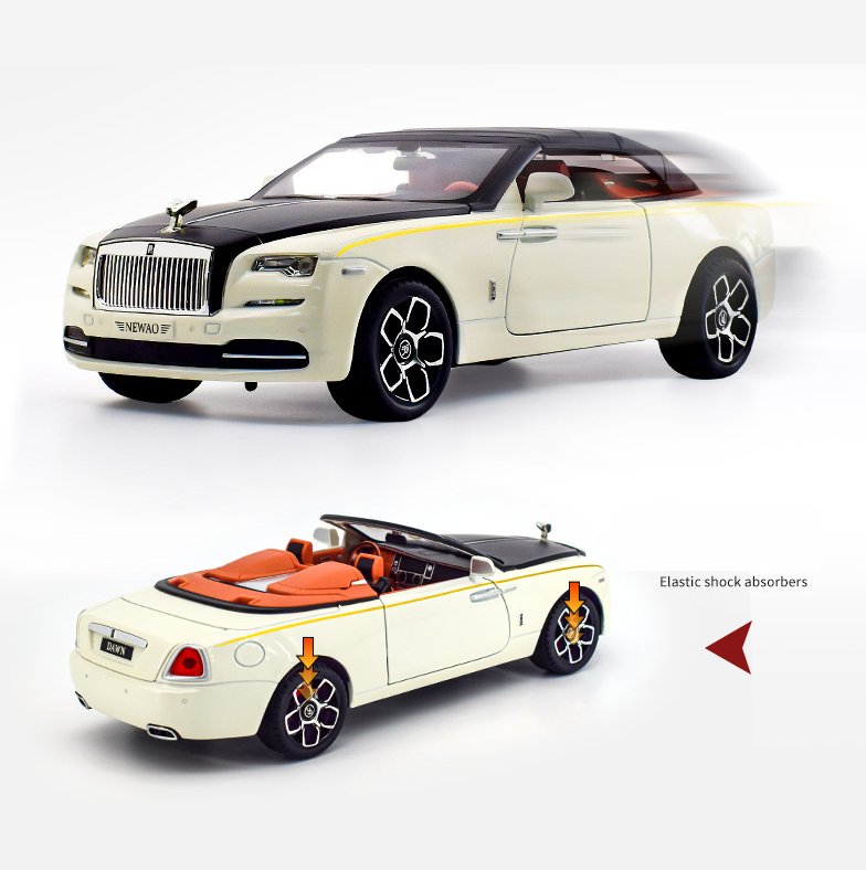 1:24 Rolls Royce Phantom Soft-Top Convertible Die-Cast Model