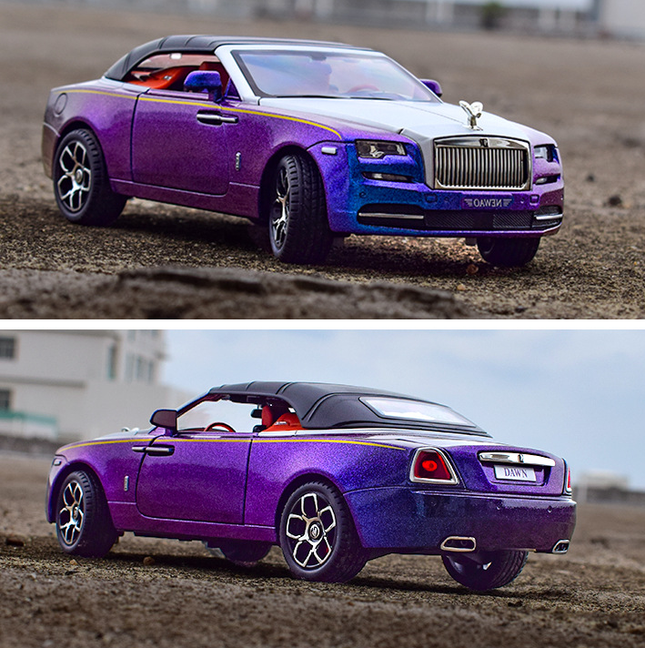 1:24 Rolls Royce Phantom Soft-Top Convertible Die-Cast Model