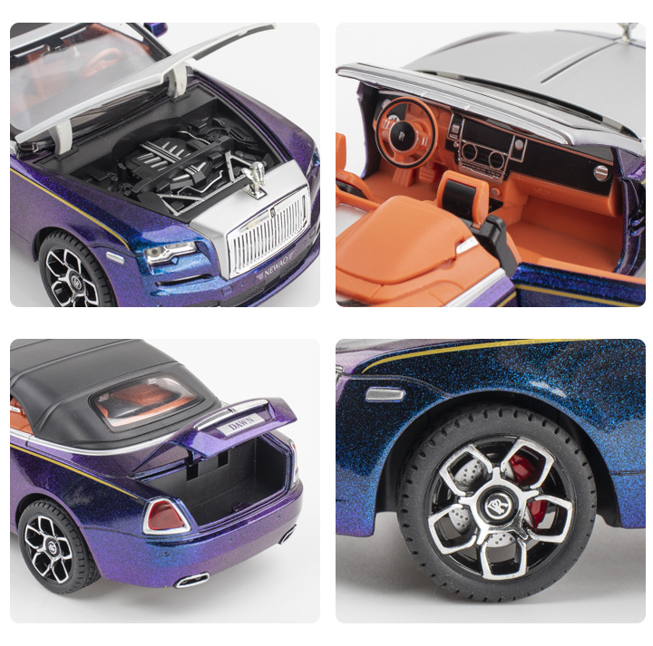 1:24 Rolls Royce Phantom Soft-Top Convertible Die-Cast Model
