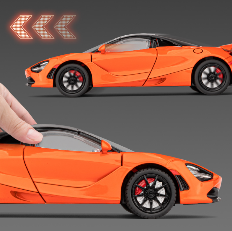 1:24 McLaren 720S Diecast Model – Foldable Design