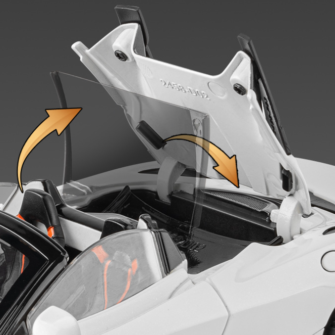 1:24 McLaren 720S Diecast Model – Foldable Design