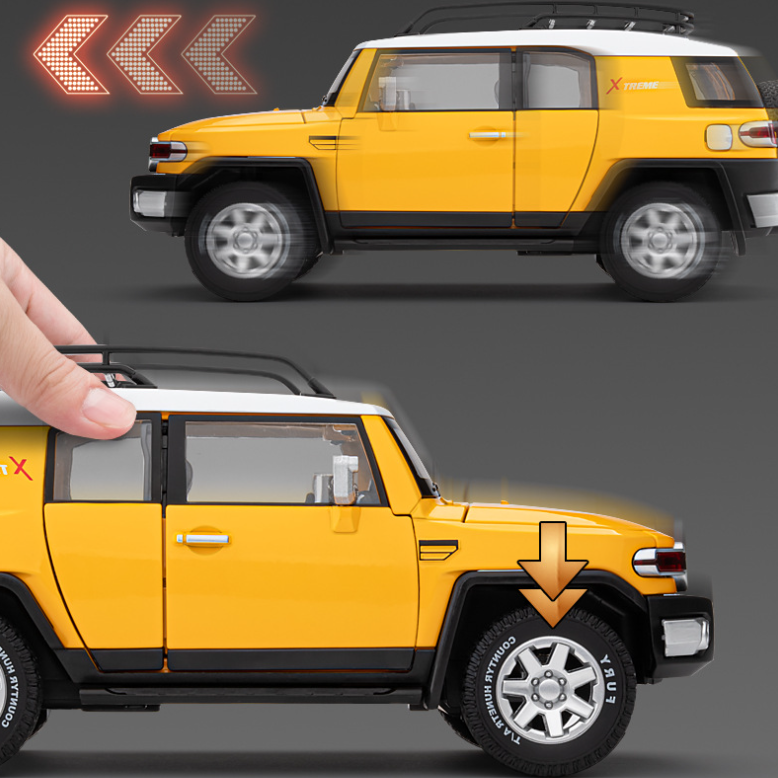 1:24 Toyota FJ Cruiser Alloy Model – Adventure in Every Detail