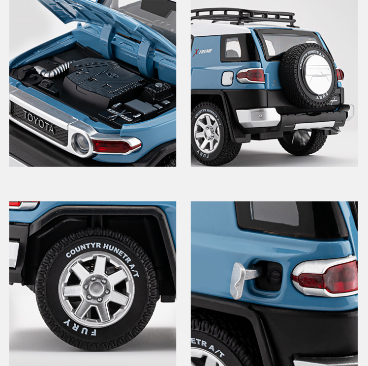 1:24 Toyota FJ Cruiser Alloy Model – Adventure in Every Detail