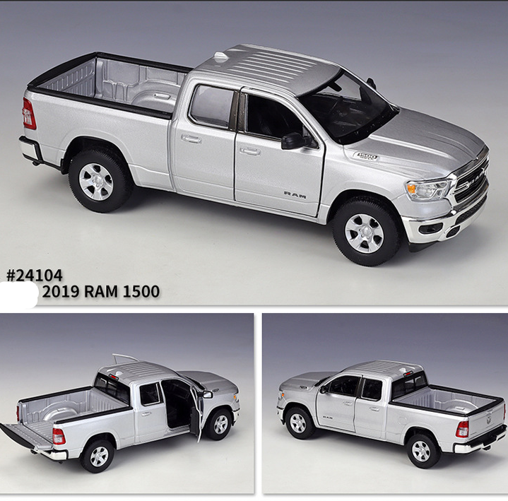1:27 Dodge 2019 RAM 1500 Model – Bold Strength in Every Detail