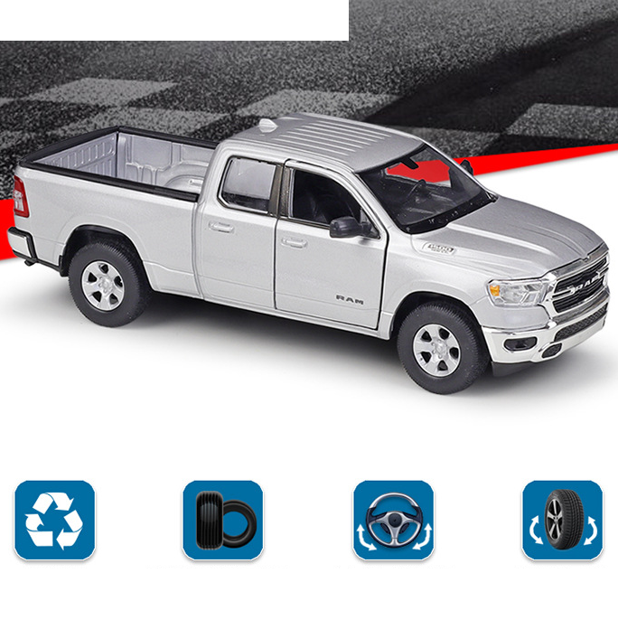 1:27 Dodge 2019 RAM 1500 Model – Bold Strength in Every Detail