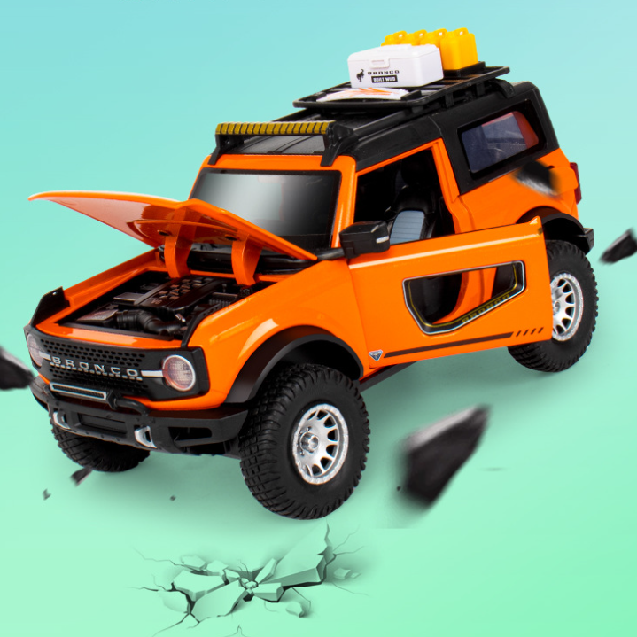 1:24 Ford Bronco Alloy Model – The Legend of Off-Roading