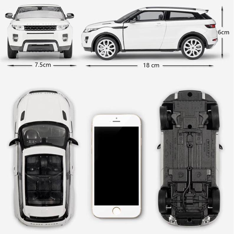 1:24 Land Rover Range Rover Evoque Alloy Model