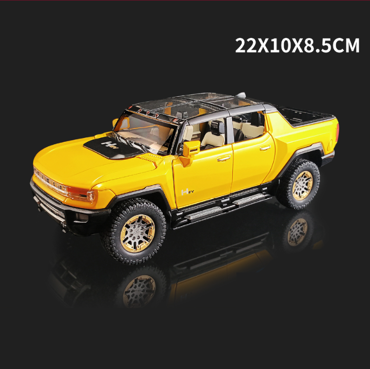 1:22 Hummer Pickup Off-Road Alloy Model