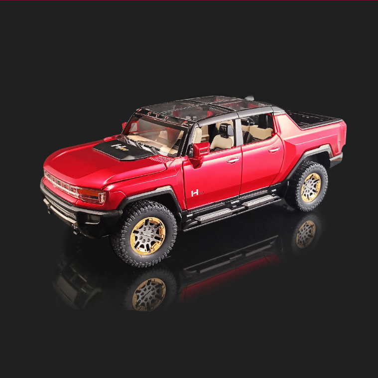 1:22 Hummer Pickup Off-Road Alloy Model