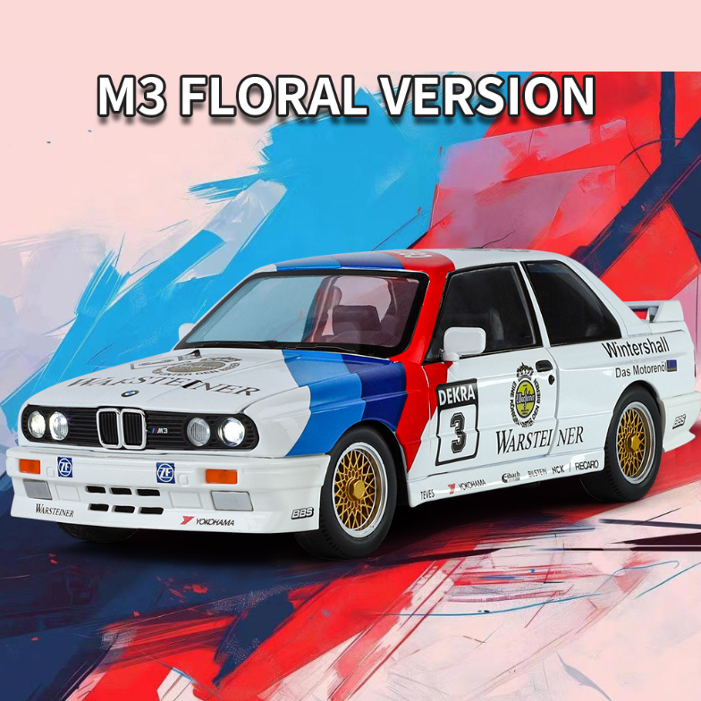 1:24 BMW M3 Alloy Model with Decals