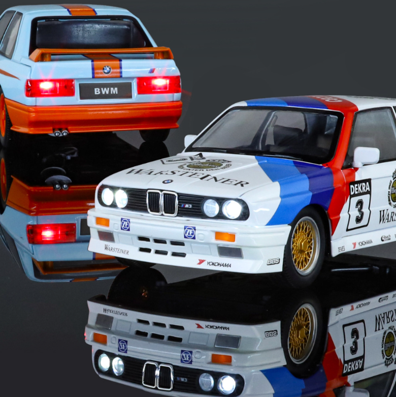 1:24 BMW M3 Alloy Model with Decals