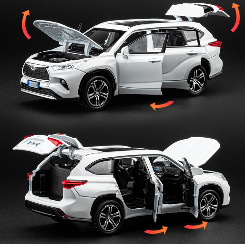 1:32 Toyota Highlander SUV Alloy Model