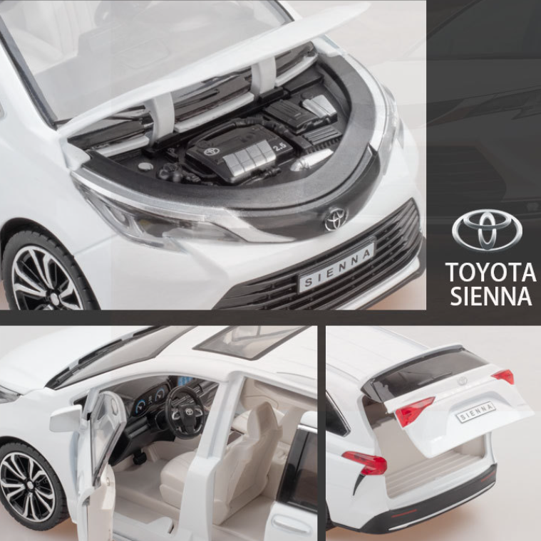 1:24 Toyota Sienna Alloy Model