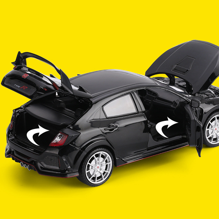 1:24 Honda Civic Alloy Model – Sleek Design in Miniature