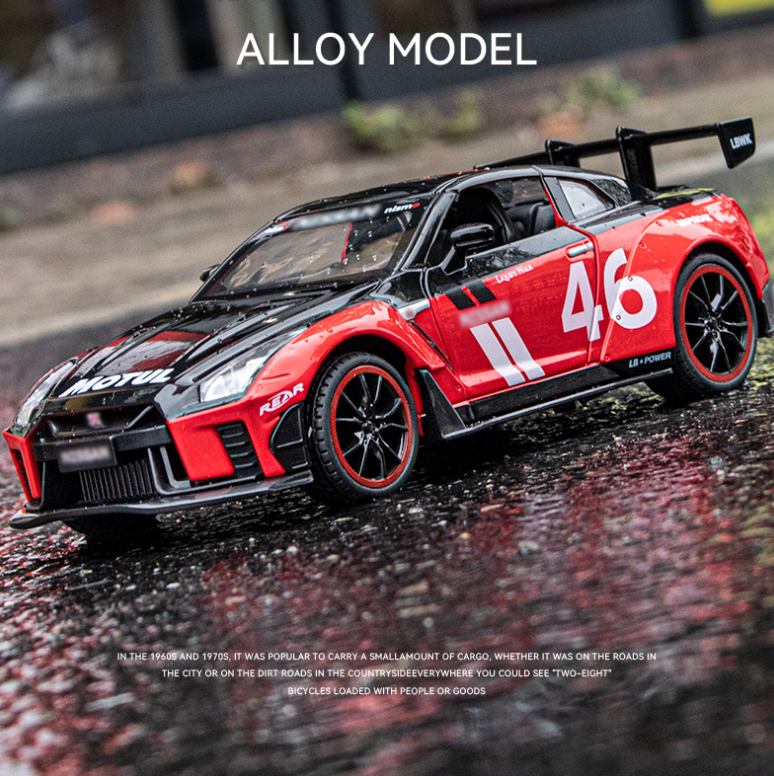 1:24 Nissan GTR Alloy Model – Iconic Speed in a Compact Scale