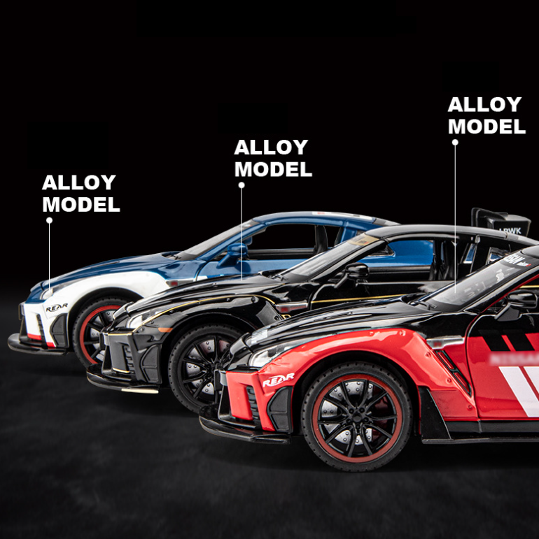 1:24 Nissan GTR Alloy Model – Iconic Speed in a Compact Scale