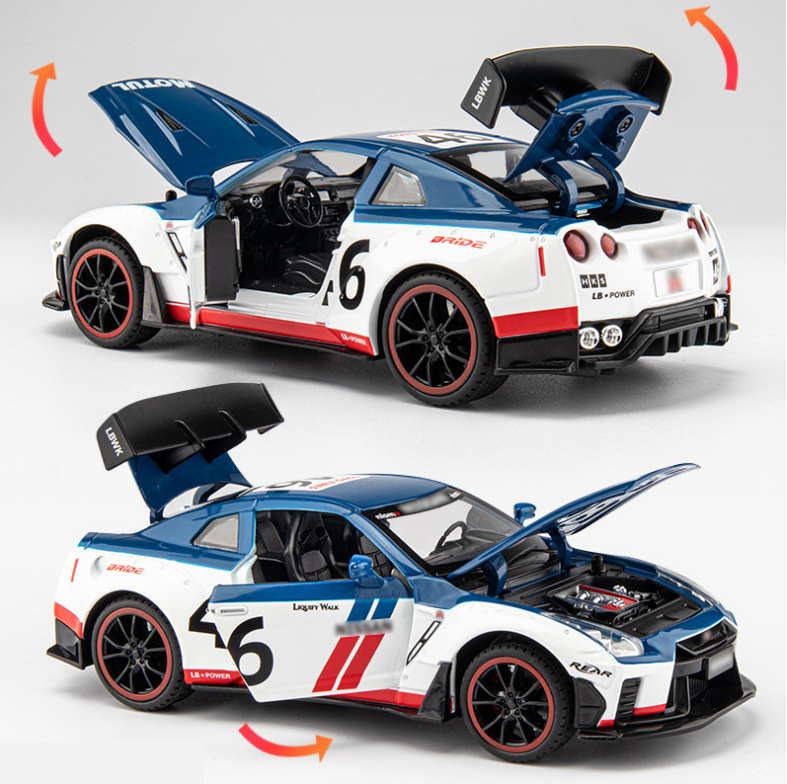 1:24 Nissan GTR Alloy Model – Iconic Speed in a Compact Scale
