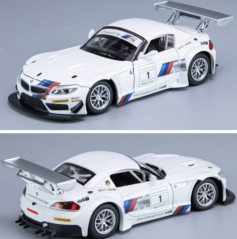 1:24 BMW Z4 GT3 Alloy Car Model – Iconic Design Meets Racing Power