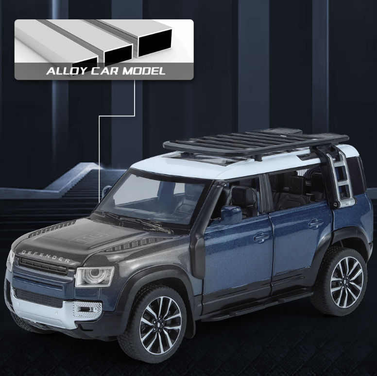 1:32 Land Rover Defender Alloy Car Model – Adventure in Miniature