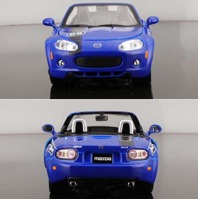 1:24 Mazda MX-5 Miata Sports Car Diecast Model