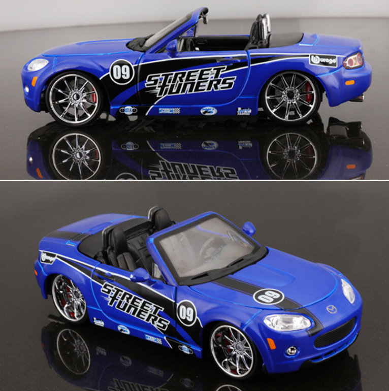 1:24 Mazda MX-5 Miata Sports Car Diecast Model