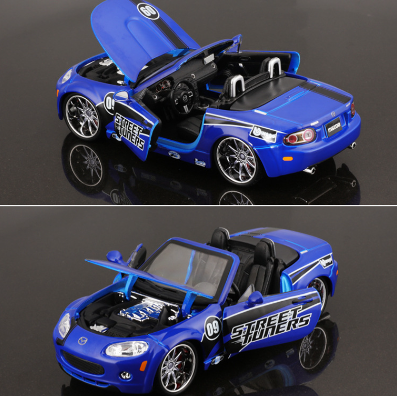 1:24 Mazda MX-5 Miata Sports Car Diecast Model