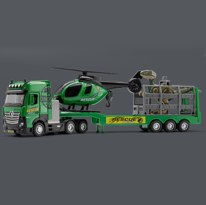 1:50 Jurassic Park Dinosaur Trailer Model Set