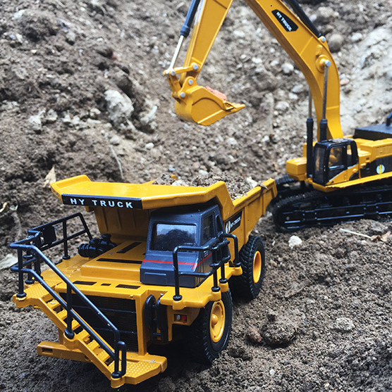 1:50 Construction Engineering Vehicle Diecast Model