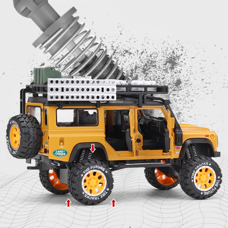 1:28 Land Rover Defender Customized Edition Diecast Model