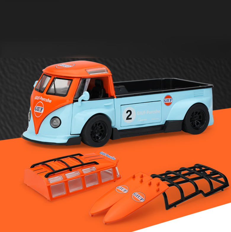 1:32 T1 Bus Convertible Camping Edition Alloy Model