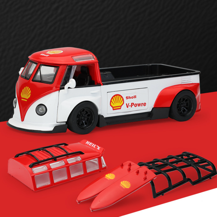 1:32 T1 Bus Convertible Camping Edition Alloy Model