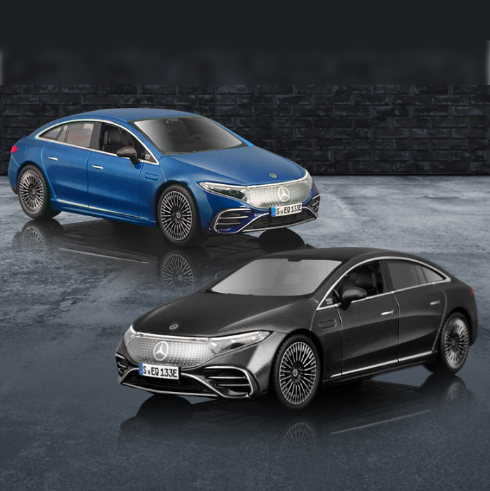 1:27 Mercedes-Benz EQS Die-Cast Model - Sleek and Detailed Electric Luxury