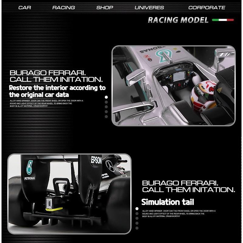 1:18 Big Benz Mercedes F1 W07 Hybrid